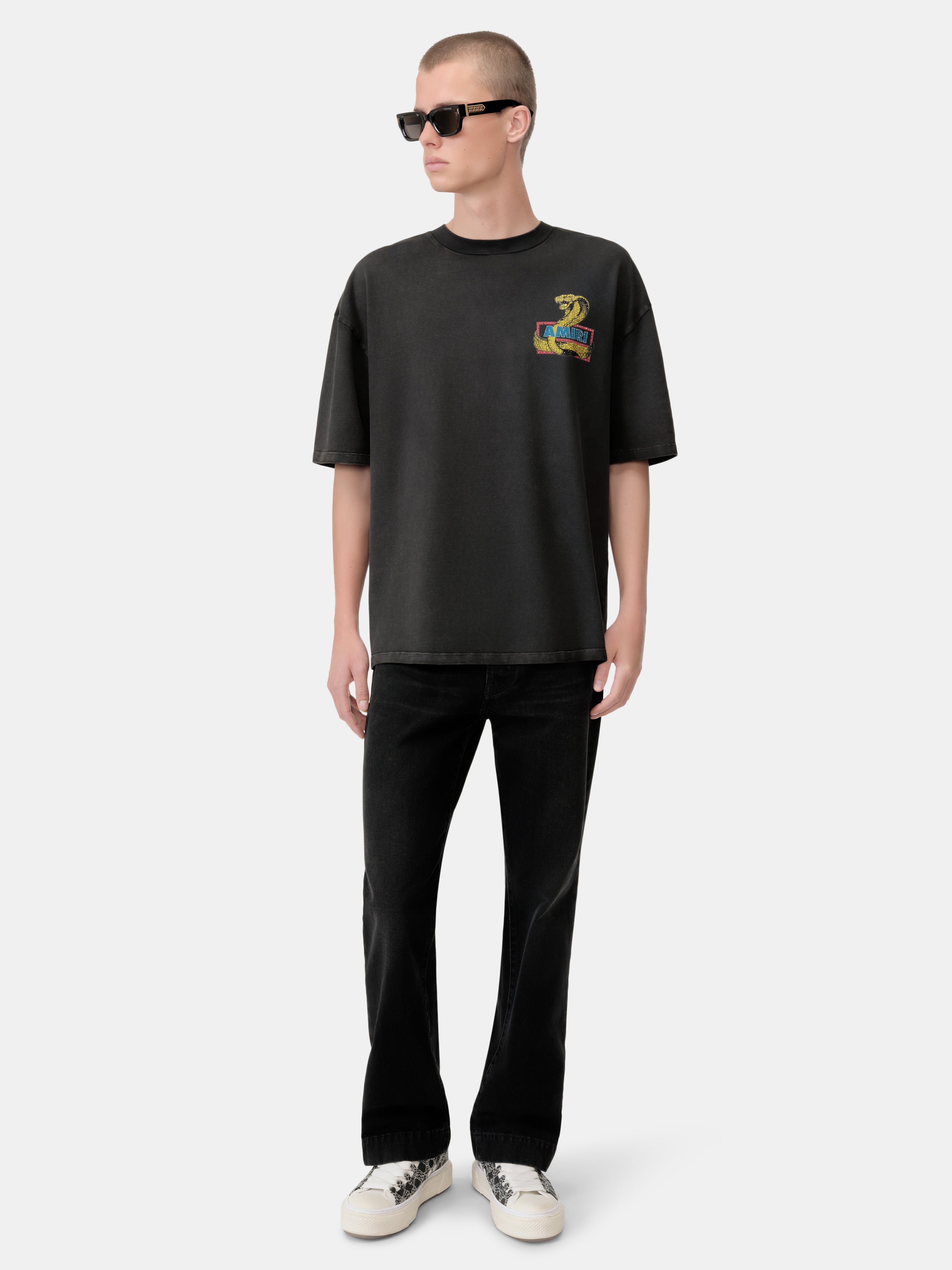 STRAIGHT FLARE JEAN - Vintage Black