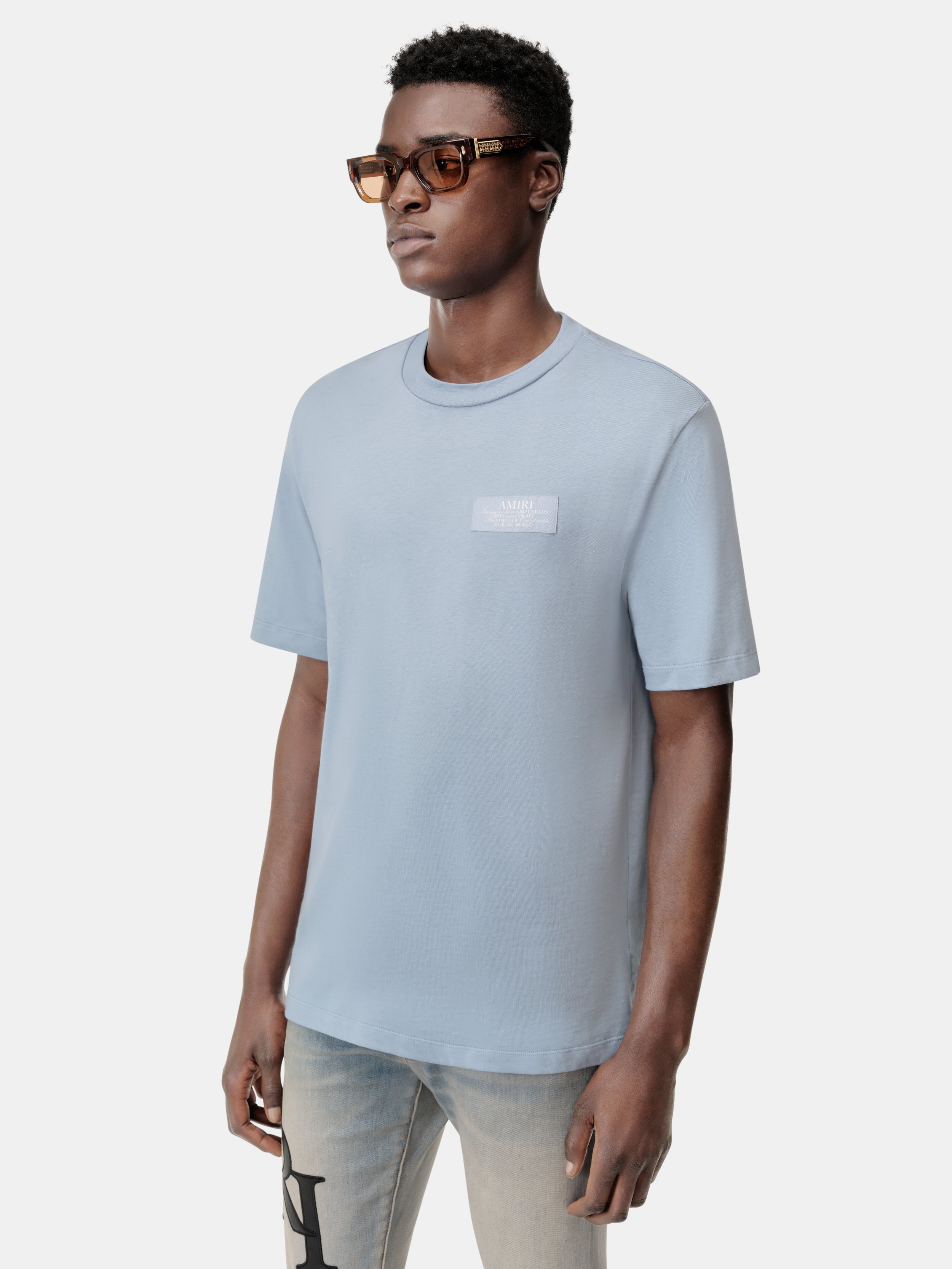 AMIRI SPIRIT TEE - Ashley Blue