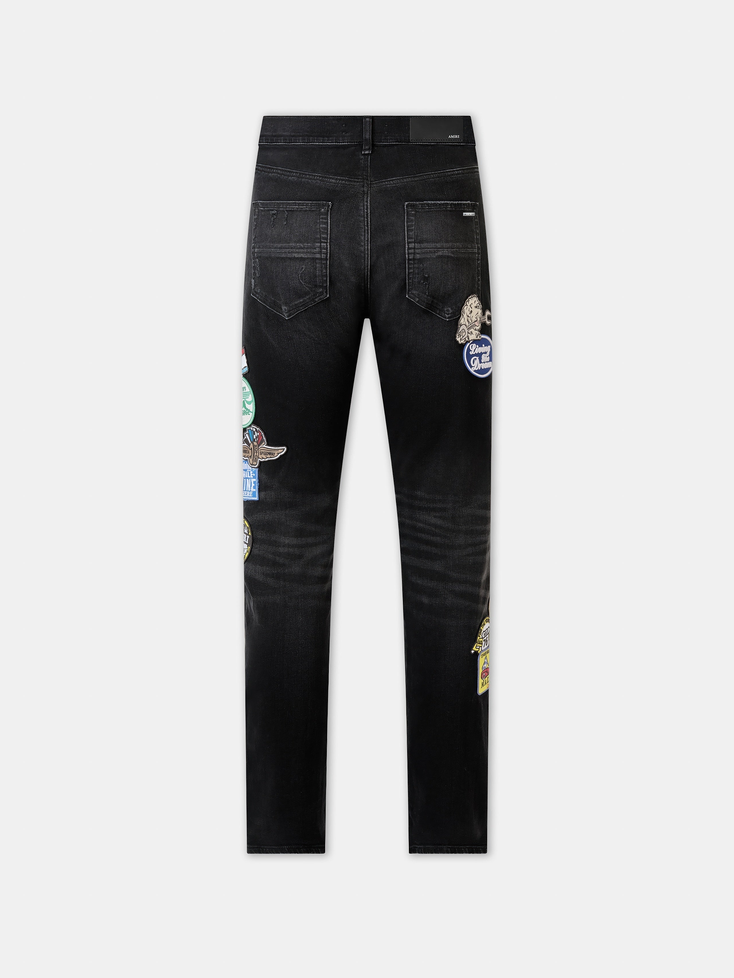 STATION PATCH REPAIR SLIM JEAN - Vintage Black