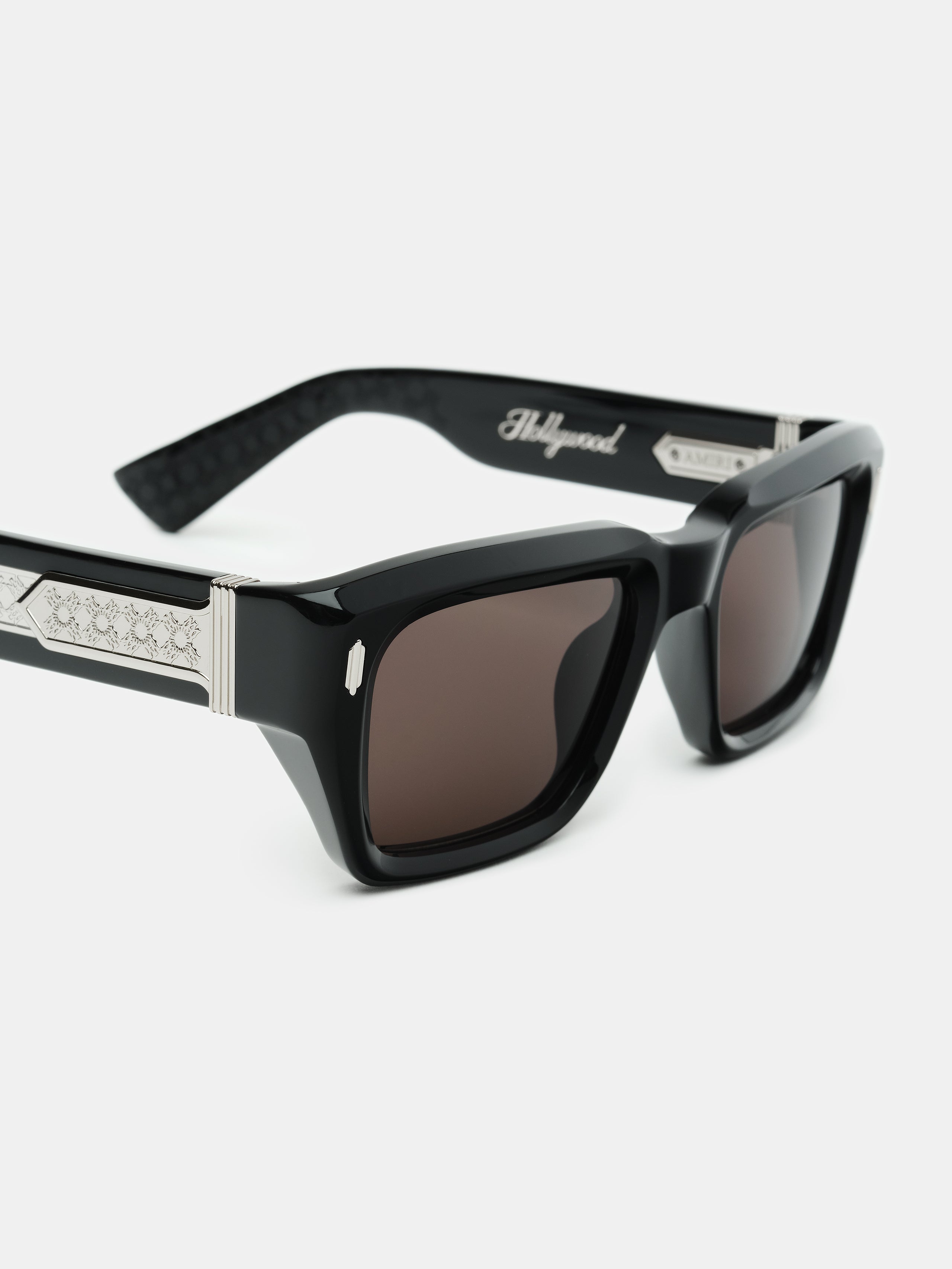 HOLLYWOOD SUNGLASSES - Black Silver