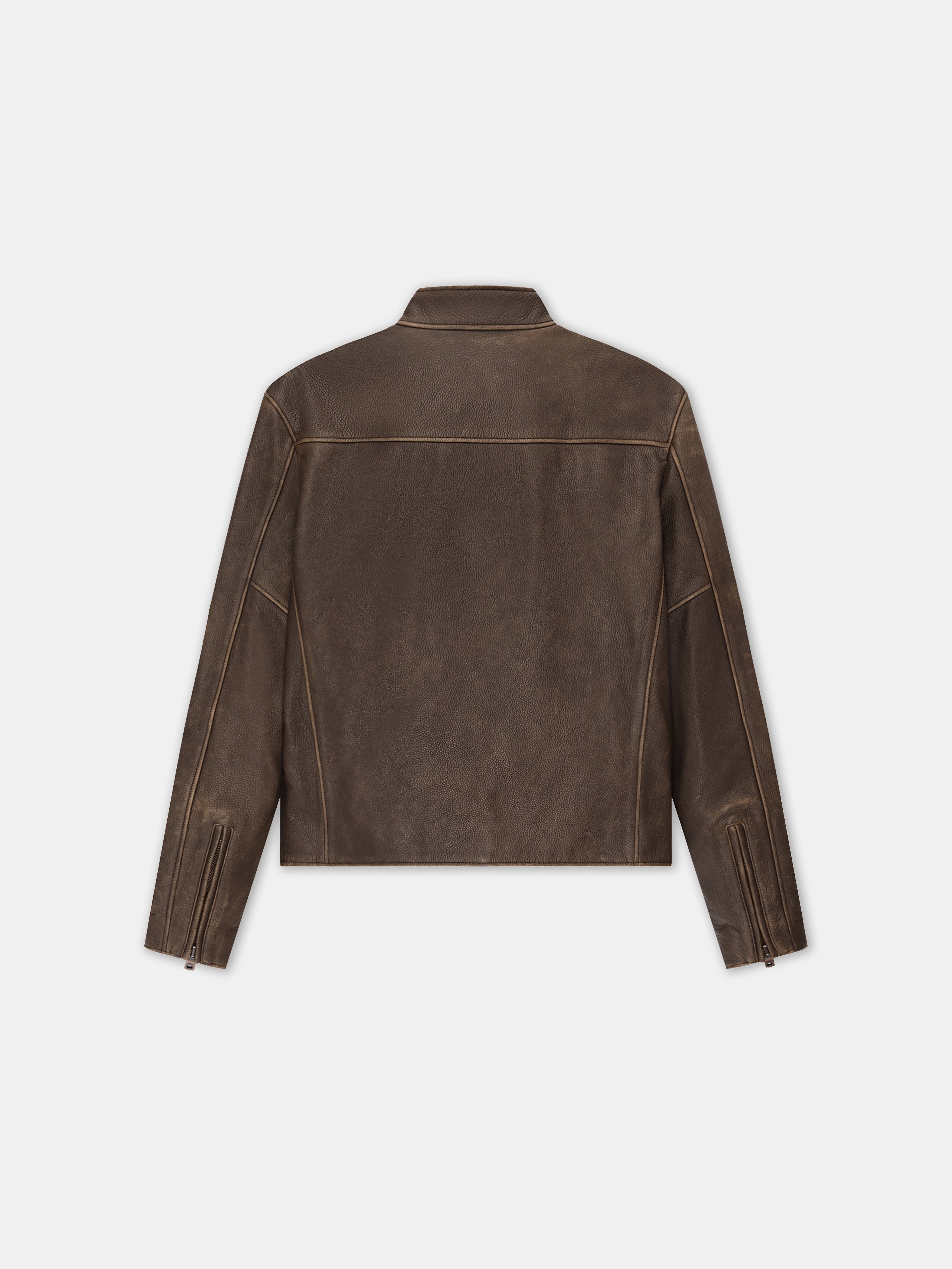 AMIRI PATCH RACER JACKET - Walnut Brown