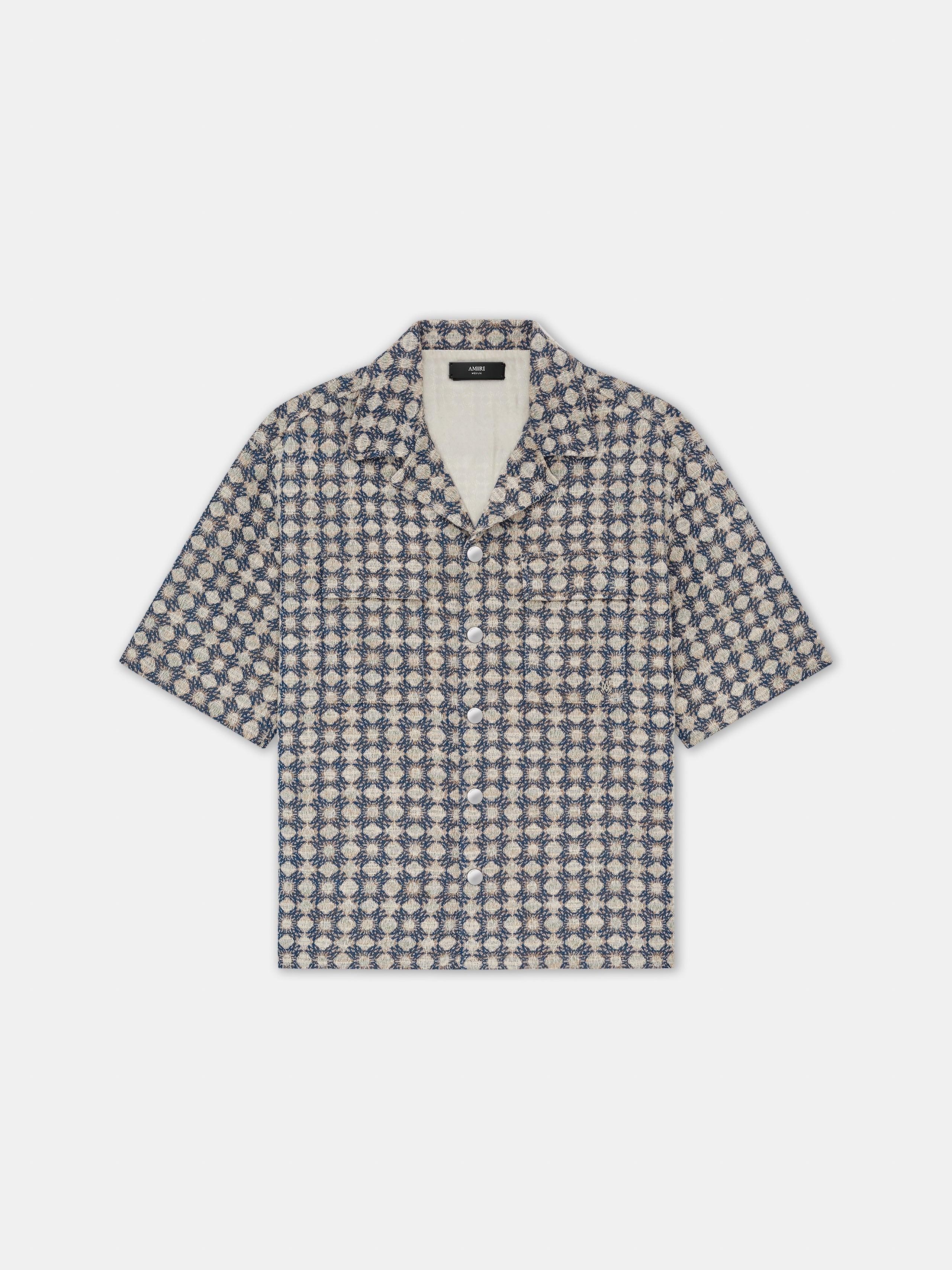 MA QUAD BOUCLE CAMP SHIRT - Midnight Blue