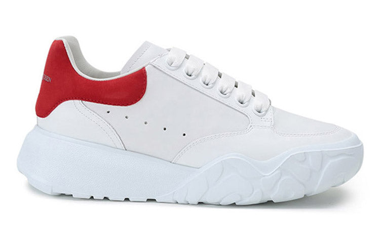 (WMNS) Alexander McQueen Court Trainer 'White Red' 633915WHZ969676 #