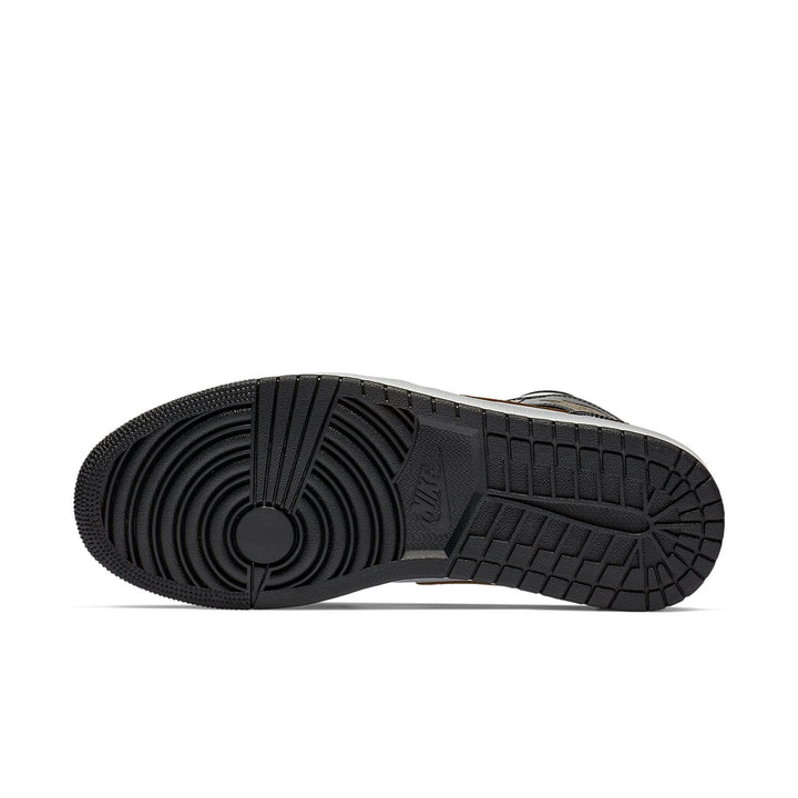 Air Jordan 1 Mid Patent 'Black Gold' 852542-007 #