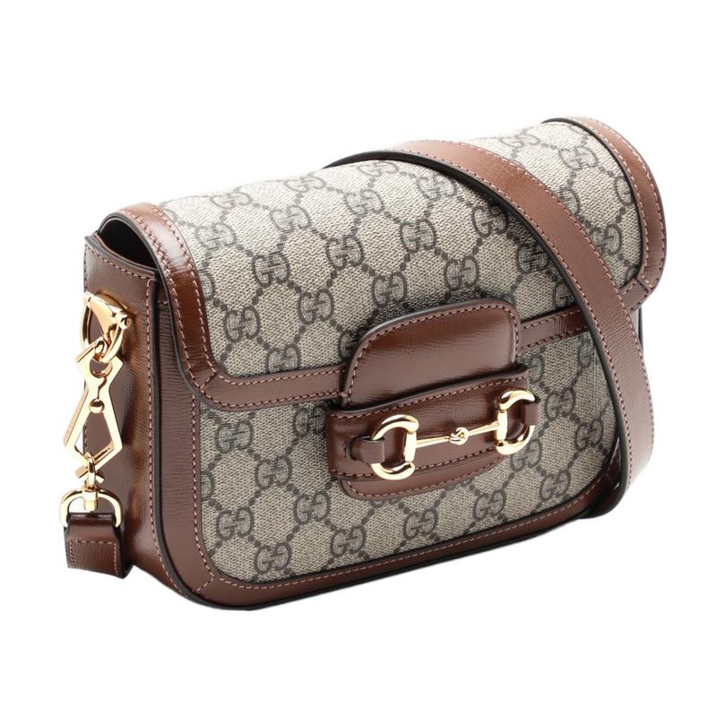 (WMNS) Gucci Horsebit 1955 Retro Shoulder Messenger Bag 'Ebony Brown' 658574-HUHHG-8565 #