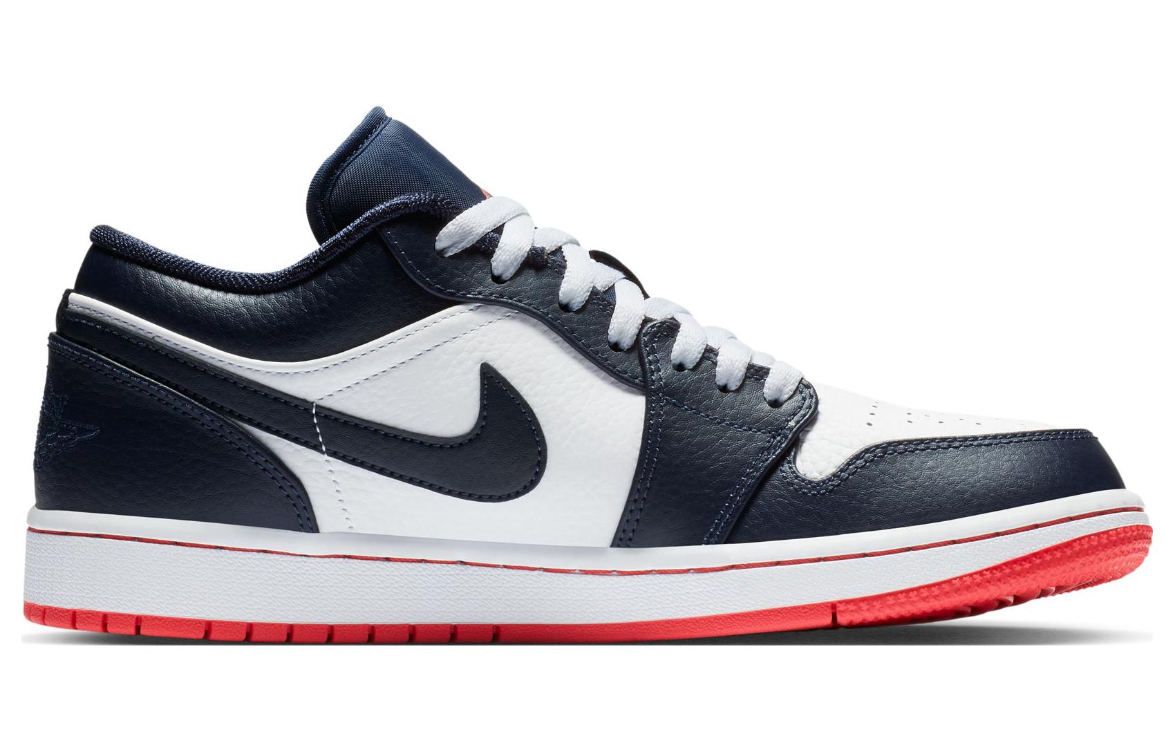 Air Jordan 1 Retro Low 'Obsidian Ember Glow' 553558-481 #