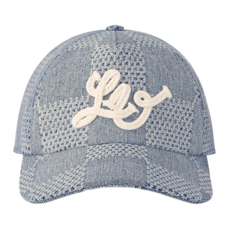 LOUIS VUITTON Damier Denim 3D Cap 'Denim Blue' M7534M #
