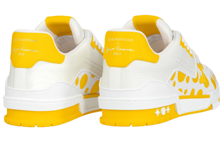 LOUIS VUITTON x YAYOI KUSAMA Sneaker 'White Yellow' 1ABD1U #.