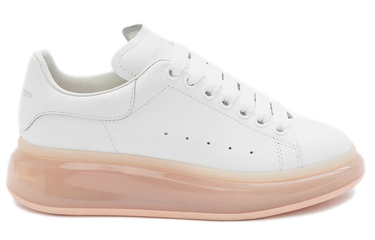 (WMNS) Alexander McQueen Oversized Sneaker 'White Rose Gold' 611698WHYBY9053 #