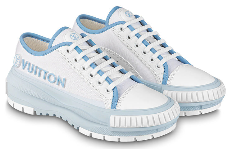 (WMNS) LOUIS VUITTON Squad Sneakers 'White Blue' 1AACWB #