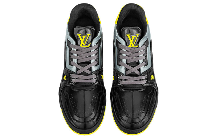LOUIS VUITTON Trainers 'Black Yellow Silver' 1A9JTM #.