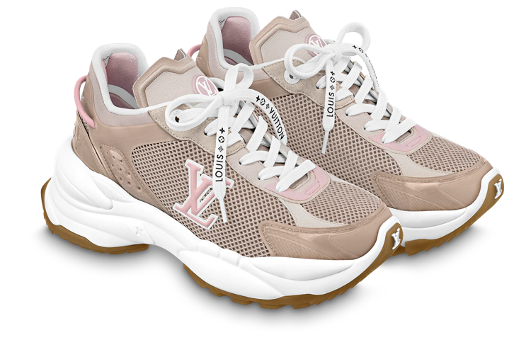 (WMNS) LOUIS VUITTON Run 55 Sneakers 'Tan Pink' 1ABVMW #
