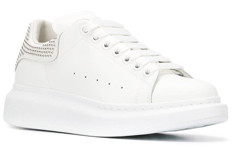 (WMNS) Alexander McQueen Oversized Sneaker 'White Silver' 611696WHQYW9071 #