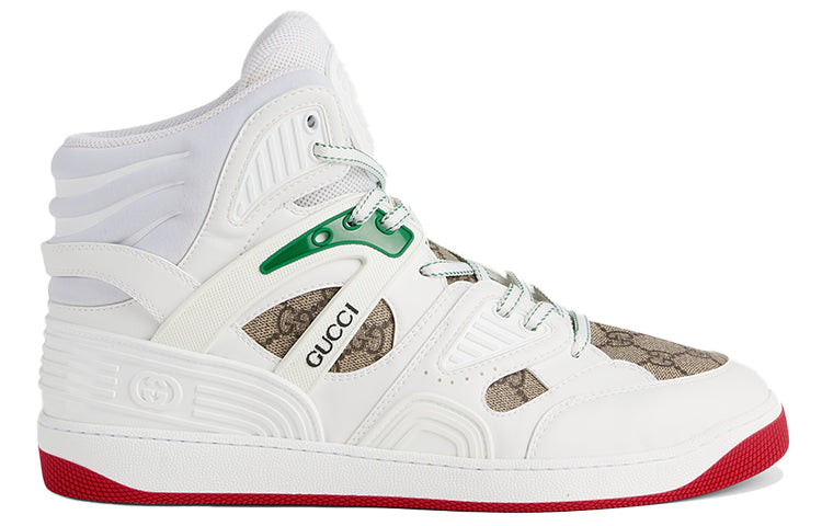 Gucci Basket High 'White Demetra Red' 673077-2SHG0-9076 #.