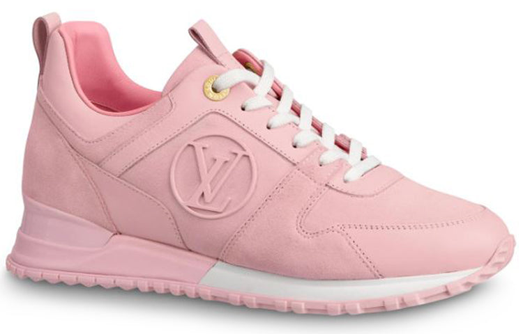 (WMNS) LOUIS VUITTON Run Away Calfskin Sneakers Pink 1A5C2H #
