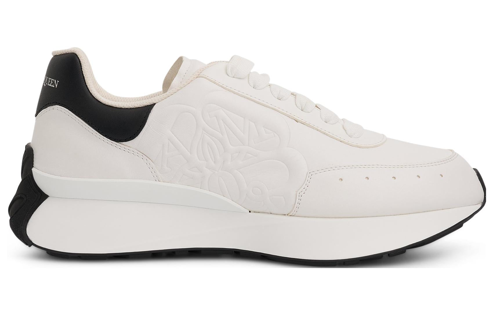 Alexander McQueen Sprint Runner 'Beige Black' 688548WIC939061  #