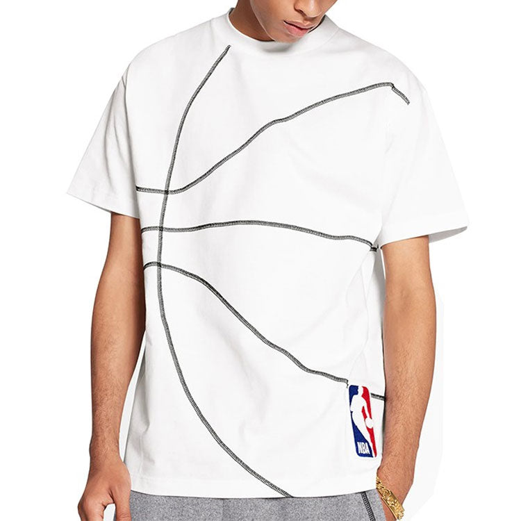 LOUIS VUITTON x NBA Basketball Tee M White 1A8H6R#.