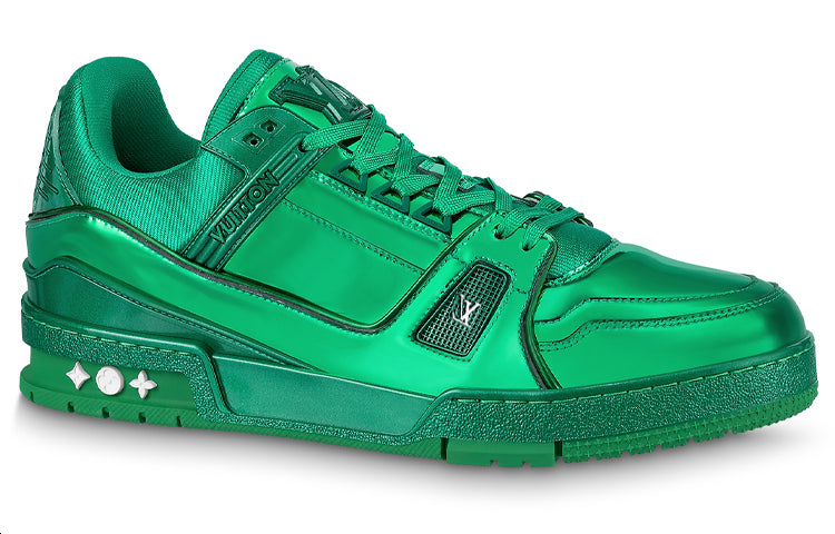LOUIS VUITTON LV Trainer Sneakers 'Green' 1AA46B #