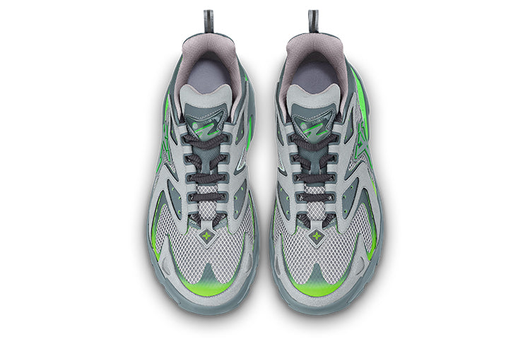 LOUIS VUITTON Runner Tatic Sneakers 'Grey Neon Green' 1ABLZ5 #