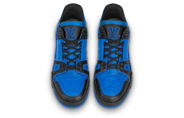 LOUIS VUITTON Trainers 'Blue Monogram with Black' 1A8WF5 #.
