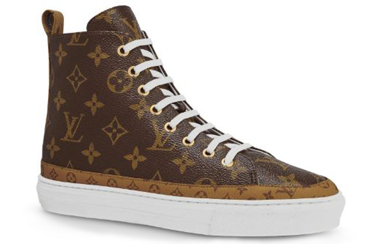 (WMNS) LOUIS VUITTON LV Stellar Monogram High-top Sport Shoes Multi 1A65UU #