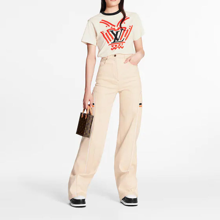 LOUIS VUITTON LV Fw20 Romance Strikes Qixi Festival Limited Ticonicd For White 1A849