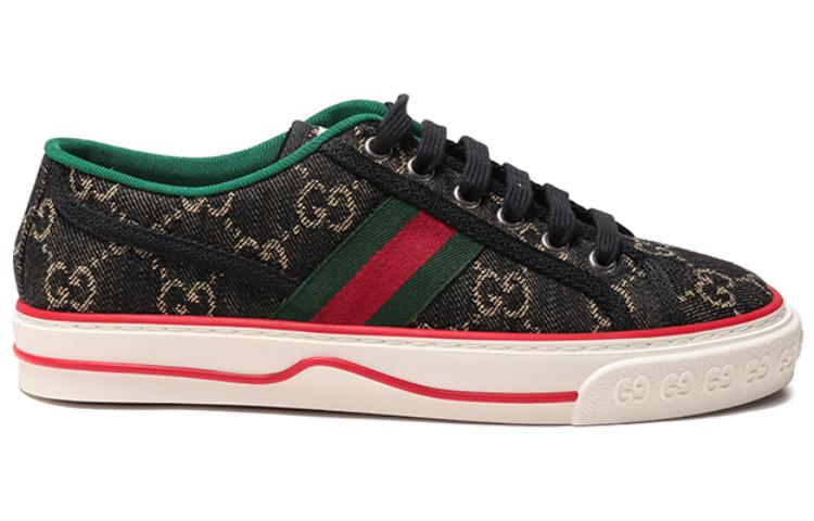 (WMNS) Gucci Tennis 1977 GG Logo 'Black Multi' 606110-UN320-1291 #