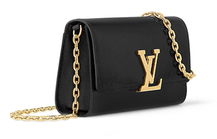 (WMNS) LOUIS VUITTON Pochette Louise Epi Leather Handbag 'Black' M23756 #