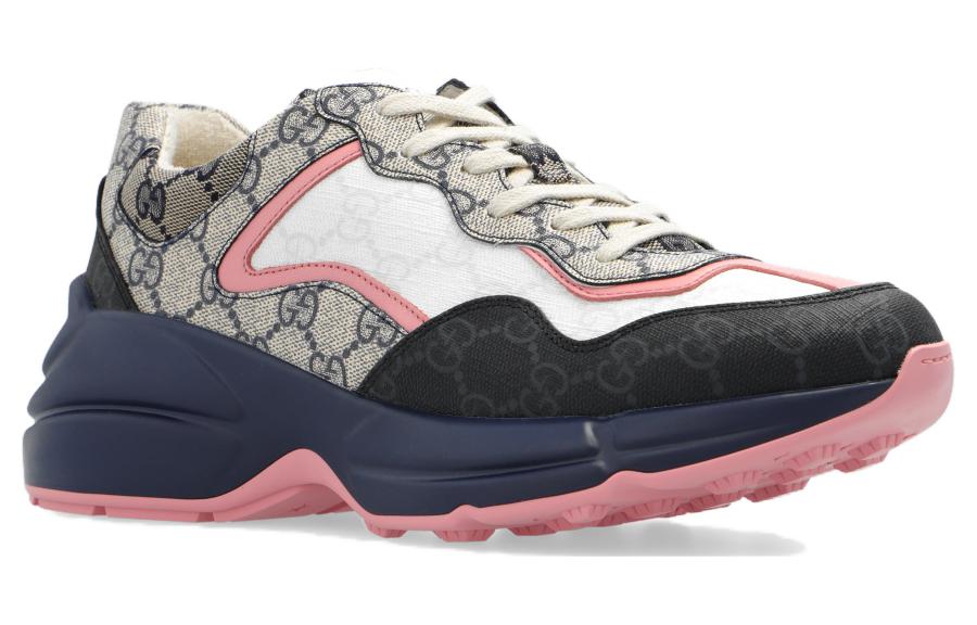 (WMNS) Gucci Rhyton 'Beige Blue Monogram' 692902-UIQ30-1061 #