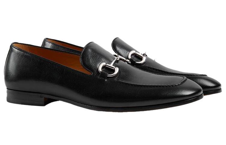 Gucci Horsebit Loafers 'Black Silver' 649479-0G0V0-1000 #.