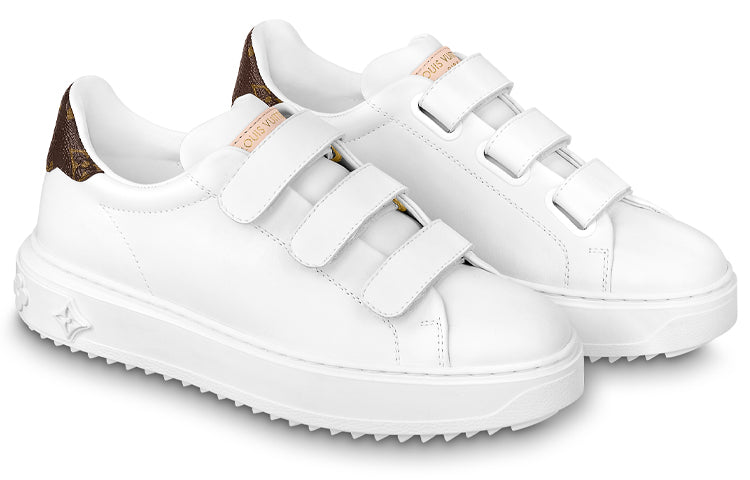 (WMNS) LOUIS VUITTON LV Velcro Sneakers 'White' 1AAF7C #