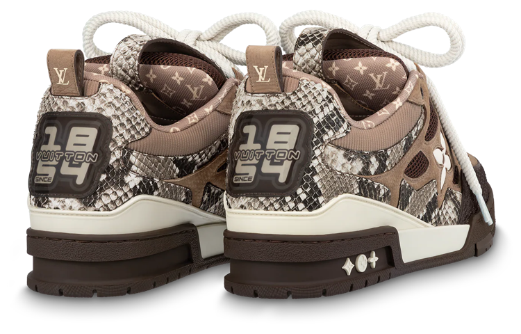 LOUIS VUITTON Skate Sneakers 'Brown' 1ABMG5 #