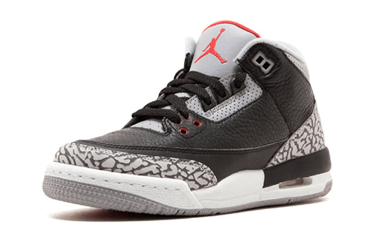 (GS) Air Jordan 3 Retro OG 'Black Cement' 2018 854261-001 #