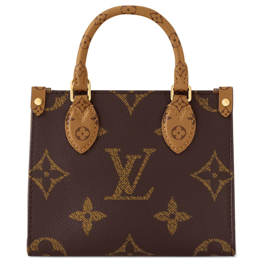 (WMNS) LOUIS VUITTON OnTheGo BB Monogram Reverse Canvas Handbag 'Brown' M46839 #