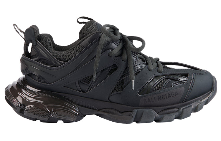 Balenciaga Track Clear Sole Low-Top Sports Shoes Black 647742W3BM11000 #