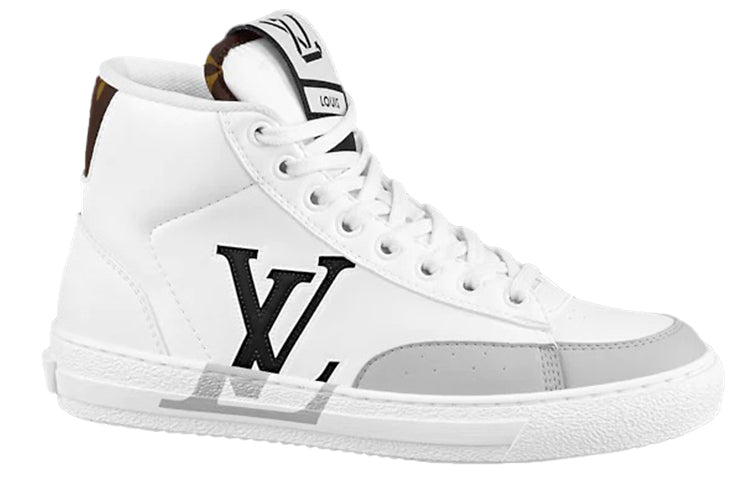 (WMNS) LOUIS VUITTON Charlie Ankle Sneakers 'White Grey Black' 1A9RYS #