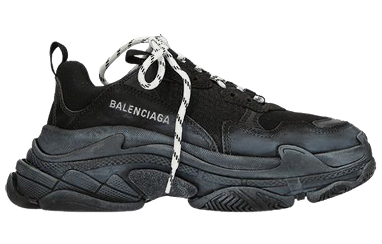 (WMNS) Balenciaga Triple S 'Black' 531388W09OM1000 #