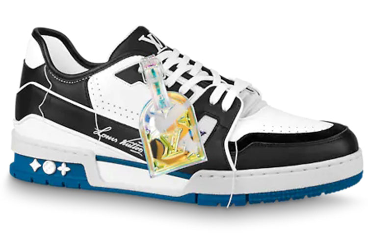 LOUIS VUITTON LV Trainers Black Blue WHite' 1A8Q7L #