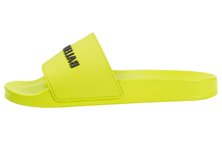 Balenciaga Pool Slides 'Lime' 565826W1S803501 #