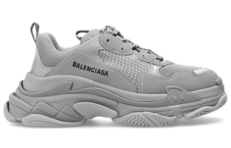 (WMNS) Balenciaga Triple S Daddy Shoes Grey 524039W2FW11203 #