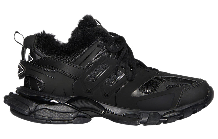 Balenciaga Track Sneaker 'Faux Fur Black' 668556W3CQ11000 #