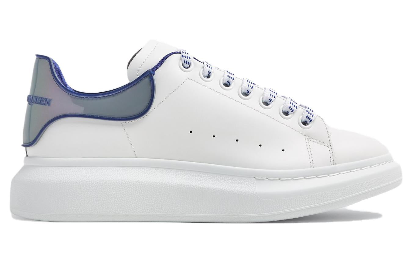 Alexander McQueen Oversized Sneakers 'White Blue Iridescent' 757704WIE868710 #
