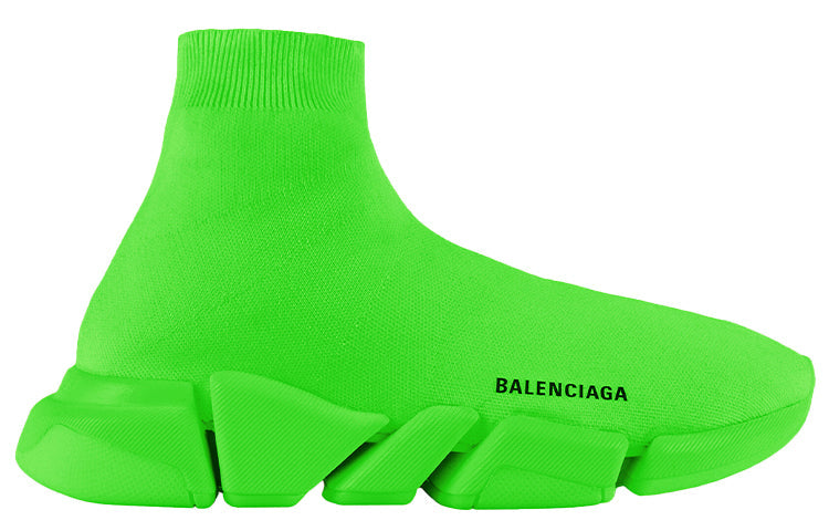 Balenciaga Speed 2.0 Sneaker 'Fluo Green' 617239W2DBH3000 #