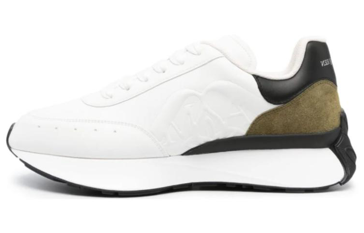 Alexander McQueen Sprint Runner 'White Green' 777417WIDNE8738 #