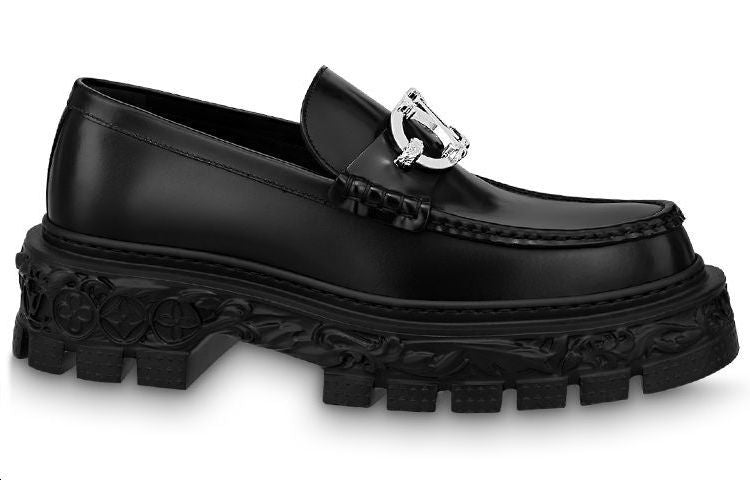 LOUIS VUITTON Baroque Loafers 'Black' 1AB8UJ #
