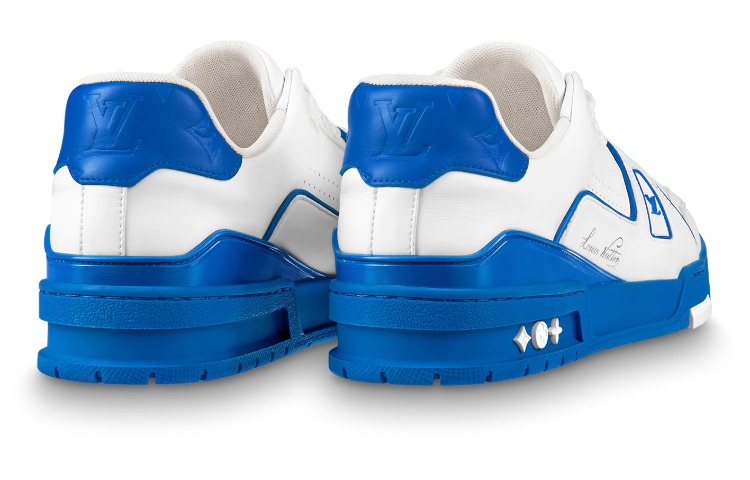 LOUIS VUITTON LV Trainers 'White with Blue' 1AAGZ6 #