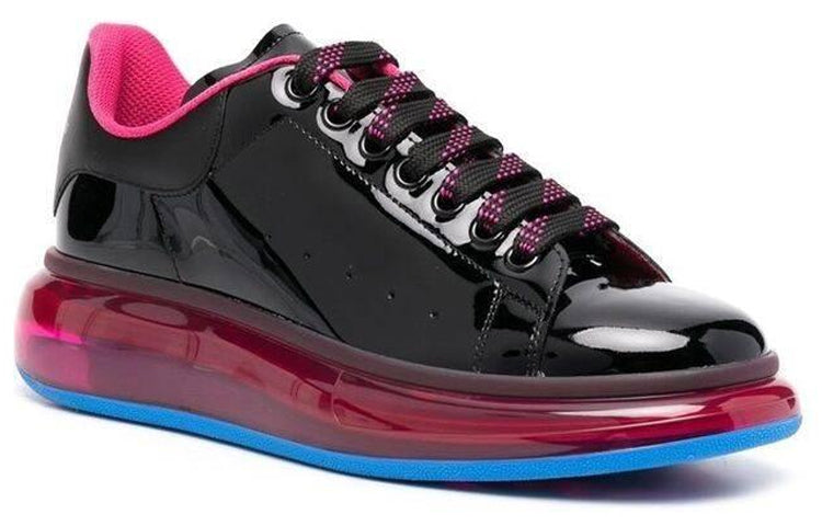 Alexander McQueen Oversized Sneaker 'Transparent Sole - Black Pink' 662657WIA3A1534 #
