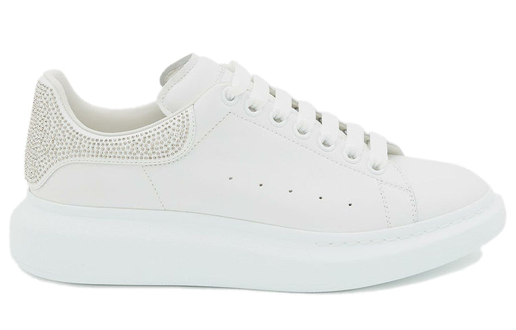 Alexander McQueen Oversized Crystal-embellished Sneakers 'White' 646967WHZ4Y9071 #