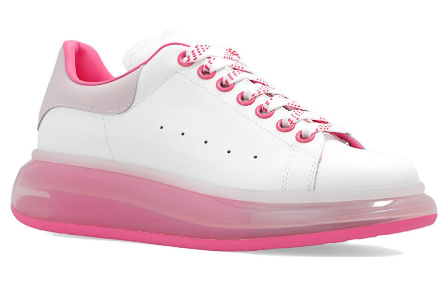 (WMNS) Alexander McQueen Larry Oversized Sneaker 'Clear Sole White Pink' 718255WICYD8884 #