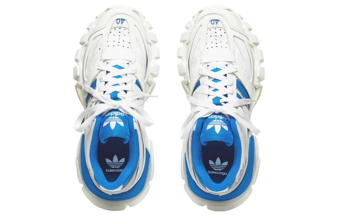 adidas Originals x Balenciaga Track Forum Low Shoes 'White Blue' 741107W3CZ19040 #